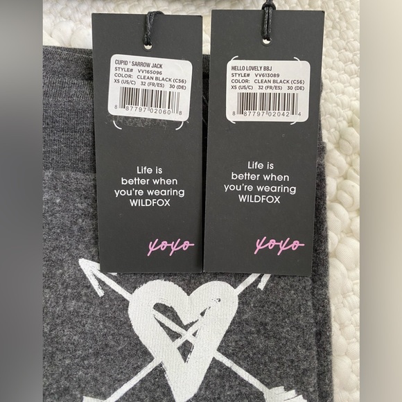 WILDFOX “Hello Lovely” Cupids Arrow Jogger Set. NWT! Various Sizes! - Picture 10 of 11
